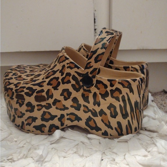Leopard platform croc style - Picture 11 of 12